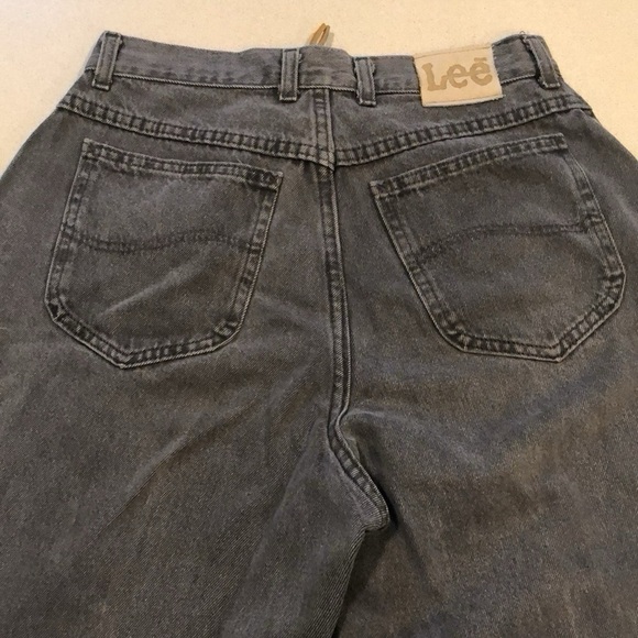 LEE VINTAGE HIGH WAIST MOM DENIM JEANS GRAY SIZE 10 - Picture 5 of 13